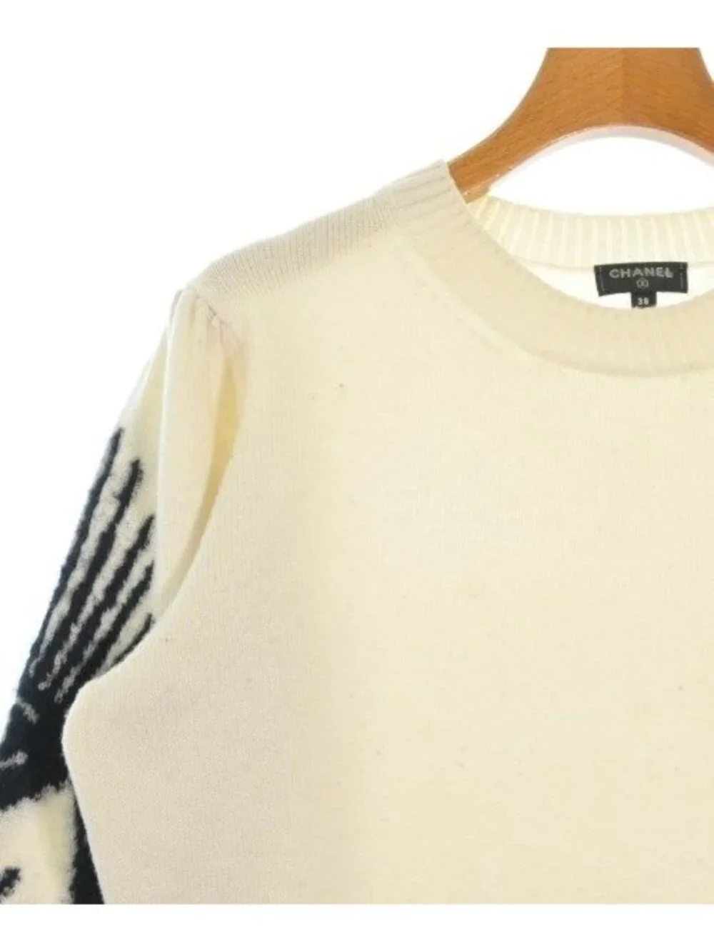 Chanel Knit Sweater Cream